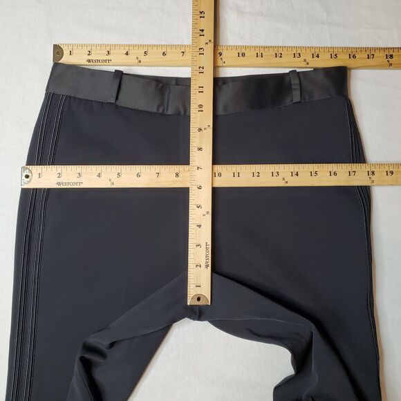 Rag & Bone Women's Size 6 Side Striped Dress Pants Viscose Blend Black - Picture 7 of 8